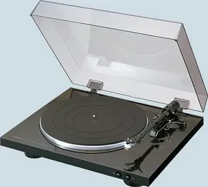Denon DP-300F Schwarz - Automatischer Plattenspieler mit integriertem Phono-Vorverstärker, ideal für Vinyl-Liebhaber und einfache Handhabung