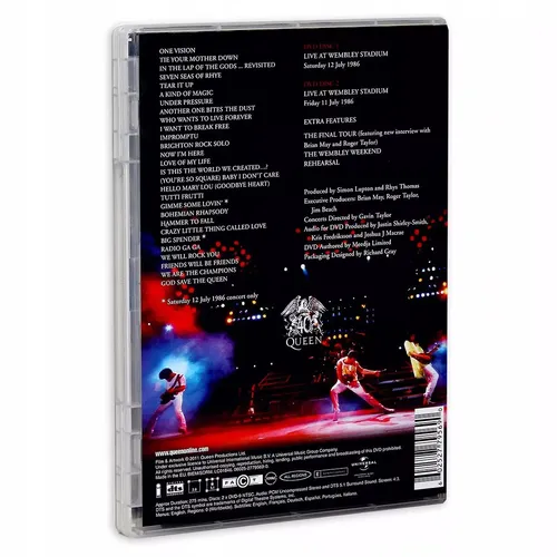 Live At Wembley Stadium, 2 DVD Universal Music Polska 602527795690