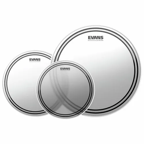 Evans ETP-EC2SCTD - F EC2S (Coated) Tom Pack - Felle für Schlagzeuge, inklusive 10", 12" und 14" Fellen mit Coated-Oberfläche für warmen Klang und optimale Ansprache.