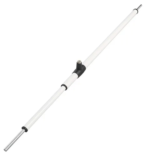 ABUS Teleskopstange TELE-Z 180 AL0125 weiß - Fensterbeschläge & -schlösser, flexible DIN-Richtung für optimale Anpassung an Ihre Fenster