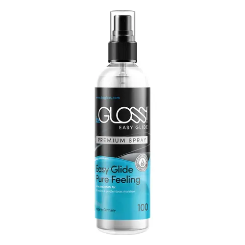 beGLOSS Gleitgel Latex Pflege Anziehhilfe Latexkleidung Easy Glide Premium Spray 100 ML