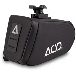 Acid Satteltasche CLICK 1 L schwarz - Praktische 1 L Satteltasche für Fahrräder, robust und leicht zu montieren – ideal für Ausflüge und den täglichen Einsatz.