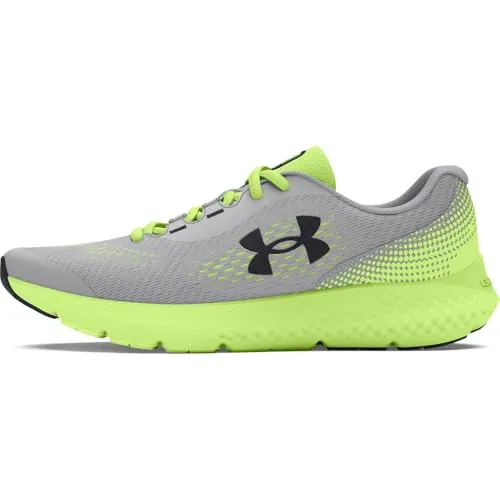 Under Armour BGS Charged Rogue 4 Laufschuhe für Kinder - Grau, Größe 37.5 EU - Bequeme Low-top Laufschuhe für aktive Kinder, ideal für den täglichen Gebrauch und vielseitige Sportarten.