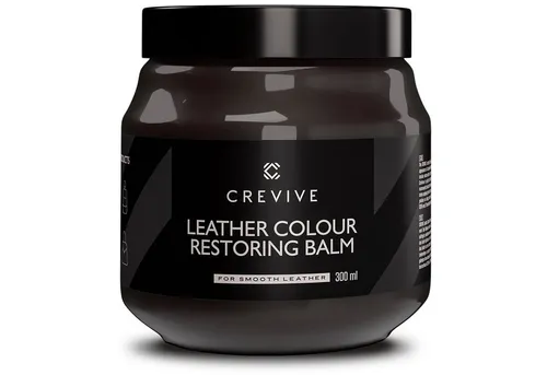 CREVIVE Lederpflege 300 ml - Dunkelbraun - Autopflege & Motorradpflege: Ergiebige Lederreparatur für Auto, Sofa und mehr, ideal gegen Abnutzung und Verfärbungen.