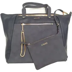 Liu Jo Handtasche Damen Dunkelblau aus Kunstleder mit Reißverschluss - Elegante Handtasche in Dunkelblau, gefertigt aus Kunstleder. Mit praktischem Reißverschluss und abnehmbarer Innentasche für optimalen Stauraum. Ideal für den täglichen Gebrauch.