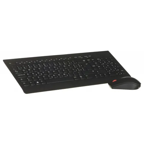 Lenovo Essential Wireless Keyboard and Mouse Combo - Tastaturen: Kabelloses Set mit ergonomischem Design für leise Eingabe und präzise Steuerung, ideal für effizientes Arbeiten im Büro oder Home Office.