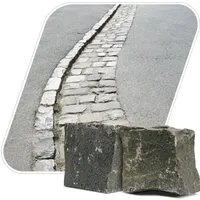 GALAMIO Basalt Pflastersteine 15/17 gebrochen - Palette - Gartensteine für Pflasterarbeiten, frost- und salzbeständig, ideal für Wege und Plätze mit edler Optik durch vulkanischen Ursprung.
