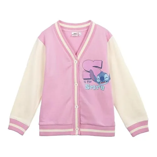 CERDÁ LIFE'S LITTLE MOMENTS Kinder Giacca In Cotone Spazzolato - Funktionsjacke aus gebürsteter Baumwolle mit stylischem Baseball-Punkt, ideal für modische Kids und Jugendliche.