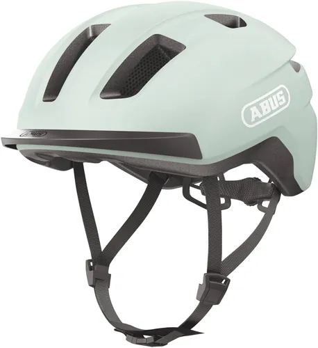 ABUS PURL-Y Fahrradhelm – Stylisher Schutzhelm für E-Bike und S-Pedelec - Fahrradhelme – NTA-zertifizierter Helm mit extra tiefem Heckschutz und individuellem Verstellrad für optimalen Sitz. Ideal für städtische Fahrten und stylish in Mint Green.