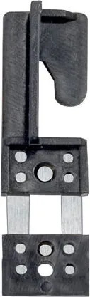 Selva Technik Wanduhr Pendelfeder 32mm - Wanduhrzubehör für URGOS Uhrwerke, robuste Kunststoffbeschläge und Federstahlklingen, ideal für präzise Zeitmessung und einfache Installation.