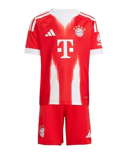 Kinder Fußballtrikot BAYERN MÜNCHEN HOME MINIKIT KIDS Unisex 116 - Trikots für Kinder mit feuchtigkeitsabsorbierender AEROREADY Technologie, perfekt für kleine Fußballfans, die ihre Begeisterung für den FC Bayern München zeigen wollen.