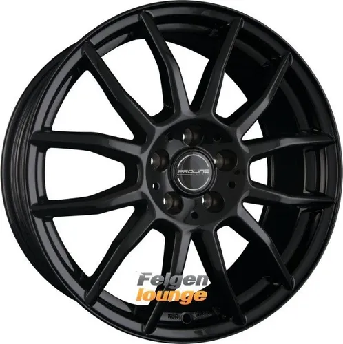 Proline AX100 Alufelgen 16 Zoll - Schwarz Glossy - Felgen für sportlichen Look, 6.5x16" ET50 LK5/114.3, einteiliges Gussrad in hochwertiger Schwarz Glossy Ausführung, ideal für eine individuelle Fahrzeuggestaltung.