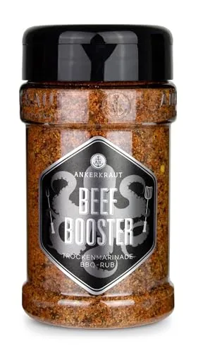 Ankerkraut Beef Booster, Rub Brisket und Steak Gewürz, Gewürzmischung für Fleisch, 230g im Streuer