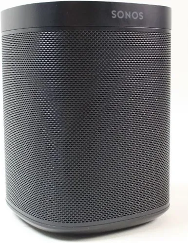 Sonos One Smart Speaker, schwarz – Intelligenter WLAN Lautsprecher mit Alexa & Google Assistant - Lautsprecher-Systeme mit raumfüllendem Sound und innovativer Sprachsteuerung. Ideal für Musikstreaming und einfache Steuerung im ganzen Haus.