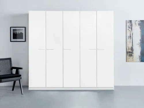 Drehtürenschrank RAUCH "Kleiderschrank Schrank Garderobe TOPSELLER OTELI" - Kleiderschrank aus Holzwerkstoff, Made in Germany, mit 3 Innenschubladen und optionalen Böden für individuelle Anpassung, ideal für eine ordentliche Garderobe.