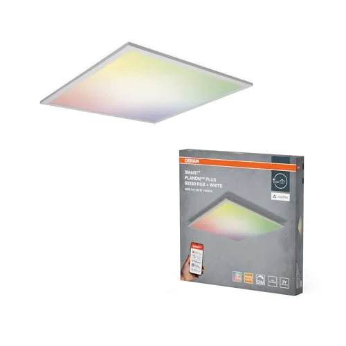 OSRAM Smart+ LED-Panel 36W Warmweiß bis Tageslichtweiß - Intelligentes LED-Panel mit RGB-Farbsteuerung und dimmbarer Helligkeit. Einfache Installation und steuerbar über die LEDVANCE SMART+ App für individuelle Lichtgestaltung.