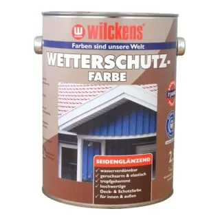 wilckens Wetterschutzfarbe 2,5l, anthrazitgrau - Holzlasuren für Innen- und Außenbereich, schnell trocknend, hohe Deckkraft und UV-stabil. Ideal für Holzgiebel, Zäune und Verkleidungen.