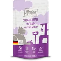 Mjamjam Nassfutter Quetschie Schmackhafter Truthahn an Leckeren Möhrchen 125 g