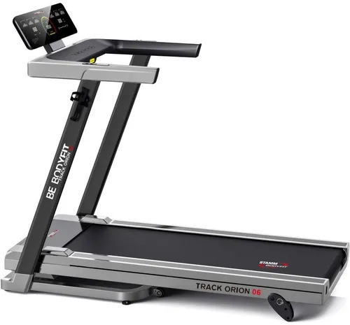 STAMM BODYFIT Laufband TRACK ORION 06 - Laufband mit 40 Trainingsprogrammen, klappbar und max. 16 km/h, ideal für effektives Training zu Hause und Platzersparnis.