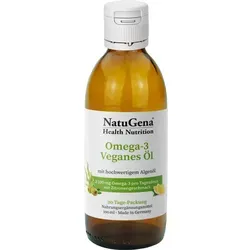 Omega-3 Vegan 2200mg Algenöl - Nahrungsergänzungsmittel mit 1351 mg DHA und 672 mg EPA, ideal für eine pflanzliche Omega-3-Versorgung und unterstützt die Herzgesundheit.