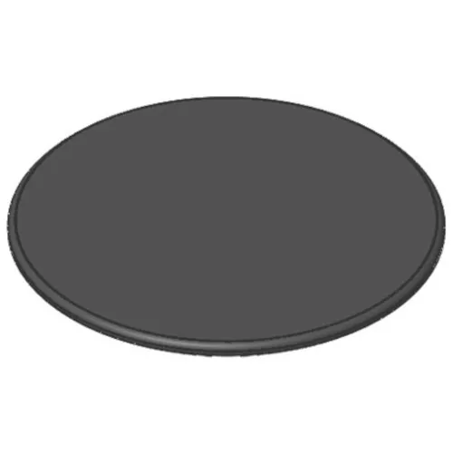 TermaTech Abdeckplatte für Kaminöfen TT21R/TT30/TT80 | Grau - Hochwertige Abdeckplatte in Grau für Kaminöfen TT21R, TT30 und TT80, mit einem Durchmesser von 190 mm für optimalen Schutz und ansprechendes Design.