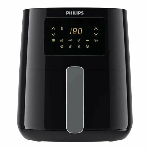 Philips Home HD9252/70 Heißluft-Fritteuse 4.1l - 1400W, gesünderes Frittieren mit Rapid Air Technologie und Grillfunktion, inkl. NutriU App für leckere Rezepte