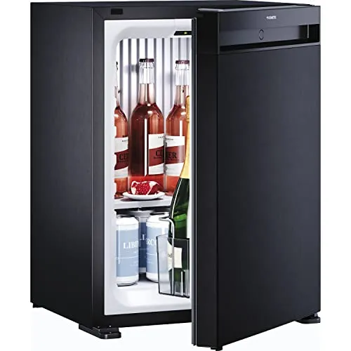 DOMETIC Barkühlschrank HiPro Alpha A30S - Geräuschlos und energieeffizient - Mini-Kühlschrank mit geräuschloser Absorbertechnik, ideal für Hotels und öffentliche Institutionen. Höhenverstellbare Einlegeböden bieten individuelle Aufbewahrungslösungen.
