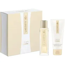 Lacoste Duft-Set Pour Femme, 2-tlg. - Selbstbewusster Duft für die Frau - Duft-Sets mit blumiger Note, inklusive Eau de Parfum und Body Lotion, ideal für romantische Anlässe und selbstbewusste Frauen.