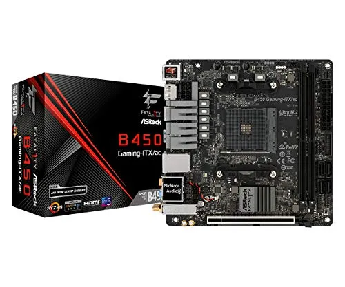 AsRock B450 Gaming-ITX ac - Mini ITX Mainboard für AMD B450, ideal für kompakte Gaming-Systeme