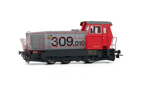 Electrotren Diesellok 309, rot/grau,RENFE Ep. V HE2014