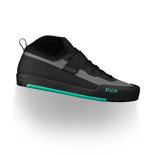 Fizik Unisex Gravita Tensor Fahrradschuhe - Hochwertige Fahrradschuhe mit Ripstop-Gewebe, ideal für Downhill und Enduro. Die effiziente X6 Außensohle sorgt für optimale Kontrolle und Grip auf jedem Terrain.