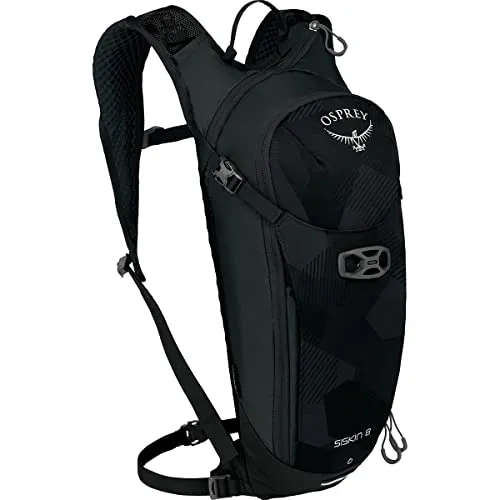 Osprey Siskin 8 Rucksack - Sportlicher Rucksack mit ergonomischer Rückseite, ideal für Ausflüge. Leicht, mit 8 l Volumen und praktischen Fächern für Trinksysteme und Zubehör.
