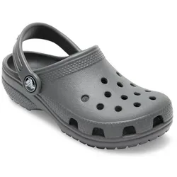 Crocs Classic Clog T Unisex Kinder Holzschuh, Slate Grey, 19/20 EU - Clogs & Pantoletten für Jungen, leichtes Croslite-Material sorgt für Rutschfestigkeit und Komfort, ideal für aktive Kinder.