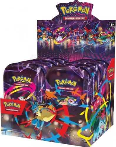 Pokemon Mega Evolution Heroes Mini Tin Display - Englisch ENG ✅ - TCG OVP Displays mit Booster-Inhalten, ideal für Sammler und Fans des Pokémon TCG ab 6 Jahren. Enthält exklusive Mega Evolution Karten!