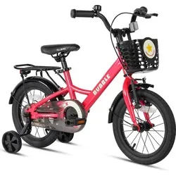 Glerc Bubble 12 Zoll Kinderfahrrad in Rosa mit Korb und Stabilisatoren - Das Glerc Bubble 12 Zoll Kinderfahrrad ist ideal für Kinder von 1 bis 4 Jahren. Mit Sicherheitsmerkmalen wie Stabilisatoren und einem praktischen Korb sorgt es für unvergessliche Abenteuer im Freien.