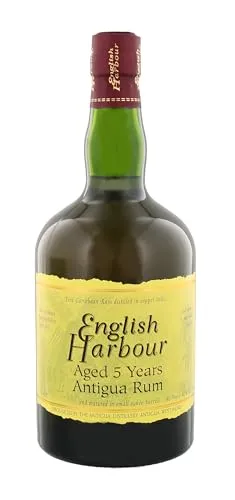 English Harbour I Dark Antigua Rum 5YO I 700 ml Flasche I 40 % Volume I Premium Blend aus der Karibik
