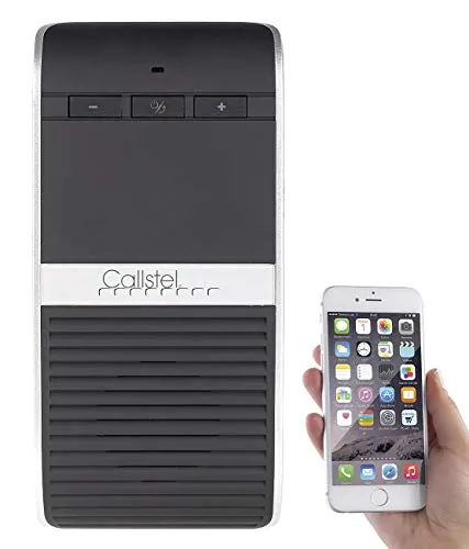 Callstel Sprechanlage: Solar-Kfz-Freispechsystem, kabellos, Bluetooth 4.0, Multipoint, DSP (Freisprechanlagen, Freisprecheinrichtung Solar, Zigarettenanzünder)
