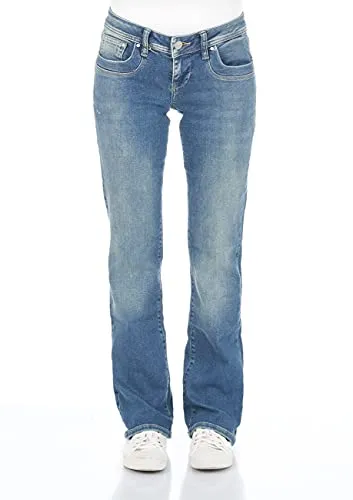 LTB Jeans Damen Bootcut Valerie - Low Waist Jeans für moderne Frauen - Entdecken Sie die LTB Bootcut Valerie Jeans in Blau, mit schmalem Schnitt und weitem Bein. Perfekt für einen stylischen Look! Hochwertige Denim-Hose, ideal für jeden Anlass.