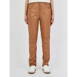 JCC Lederhose 31019444 braun 38 - Trachtenmode aus 100% Lammleder, ideal für festliche Anlässe und traditionelles Outfit, Pflegeleicht durch spezielle Lederreinigung.