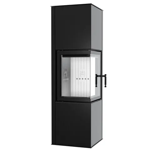 A+ Kaminofen HITZE SIGA 6,5 kW – Effizienter Eckkaminofen mit rechter Tür - Öfen – Hochwertiger Kaminofen mit 84% Wirkungsgrad, ideal für gemütliche Wärme in Ihrem Wohnraum.