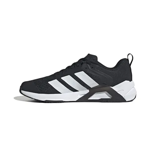 adidas Performance DROPSET CONTROL Trainingsschuh schwarz 47 1/3 EU - Herren-Sportschuhe, ideal für Fitness mit hervorragendem Halt und Dämpfung, Farbe: Core Black, Größe: 47 1/3, sportlicher Stil für maximalen Komfort.
