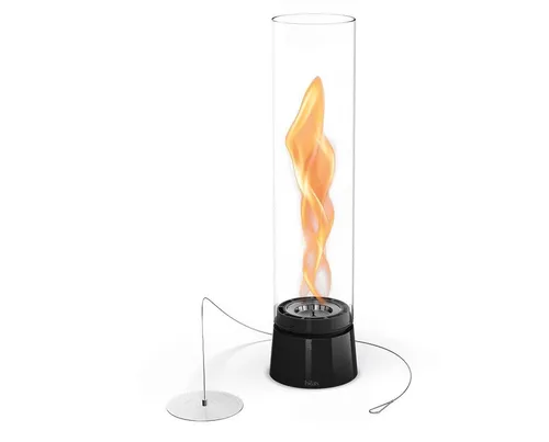 höfats Spin air 900 Schwarz – Moderner Bioethanol-Tischkamin - Gel- & Ethanol-Kamine: Tischfeuer mit innovativer Bio-Burner-Technologie für eine lange Brenndauer und faszinierenden Flammenwirbel. Ideal für drinnen und draußen!