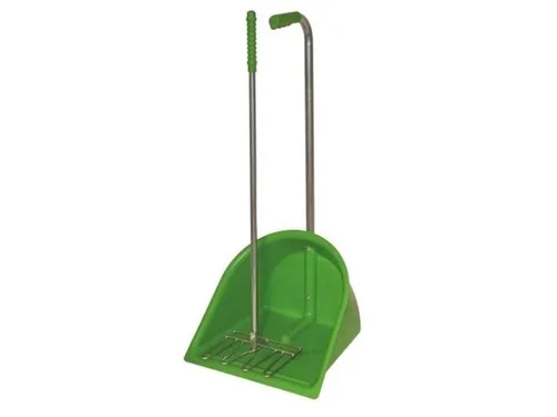 Mistboy komplett grün Schaufel u. Mistrkatzer 32808 - Sonstige, stabilere Schaufel mit multifunktioneller Krücke für einfaches Schaben und schnelles Arbeiten – ideal für Boxennachlese und Paddock.