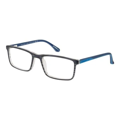 O'Neill Brillengestell ONO-4536-106 für Unisex - Verschreibungspflichtige Brillenfassung mit handgefertigtem, rechteckigem Design, rutschfesten Gummi-Brillentempeln und virtueller Anprobe in der Amazon App.