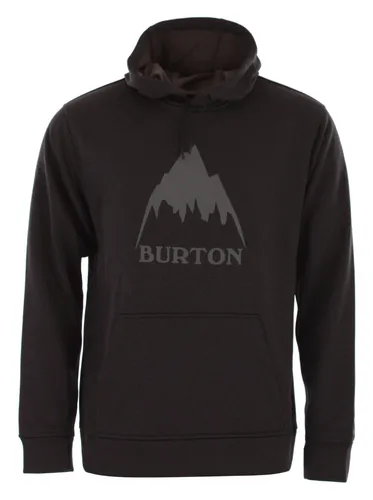 BURTON OAK Hoodie 2026 true black heather - S - Stylischer Burton Oak Pullover Hoodie für Herren, ideal für Freizeit und Sport. Hergestellt aus weichem Fleece für angenehme Wärme und schnelles Trocknen. Mit verstellbarer Kapuze und praktischen Details, perfekt für aktive Tage.
