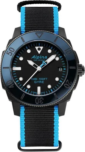 Alpina AL-525LBN3VG6 Damenuhr Seastrong Ladies Diver 36mm - Elegante Damenuhr von Alpina mit 30 ATM Wasserdichtigkeit, ideal für sportliche Aktivitäten. Automatikwerk für präzise Zeitmessung und stilvolles Design in schwarz und bicolor.