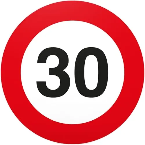 DankeDir! 30. Geburtstag Geschenk Schild 20 x 20 cm Geschenkidee Geburtstagsgeschenk runder Geburtstag 30er - Geburtstagsfeier Kleine süße Überraschung Geburtstagskind Karte
