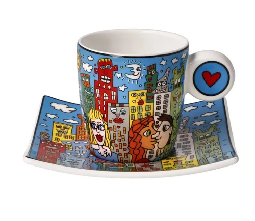 James Rizzi Summer in the City 2023 Espressotasse mit Untertasse Goebel Espresso