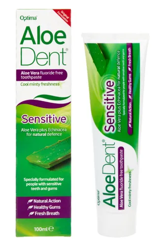 Aloe Dent Sensitive Zahnpasta Ohne Fluorid Aloe Vera 100 ml