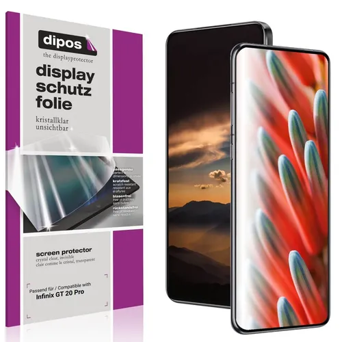 4x Schutzfolie klar für Infinix GT 20 Pro Displayschutzfolie Folie Display